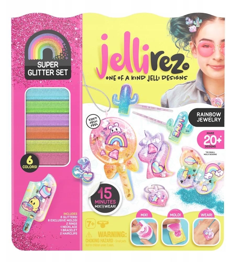 TM Toys Rainbow 10882 papuošalų kūrimo vedlio rinkinys