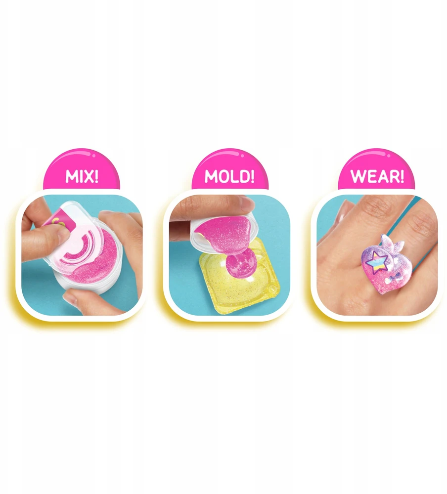 TM Toys Rainbow 10882 papuošalų kūrimo vedlio rinkinys
