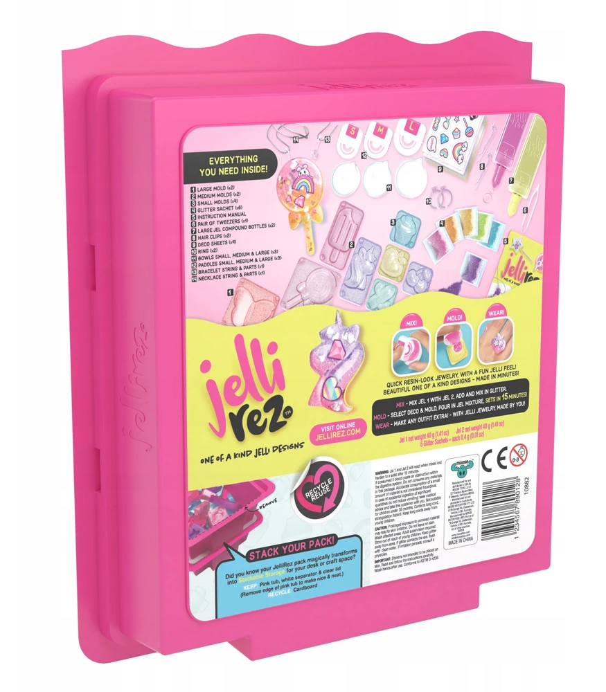 TM Toys Rainbow 10882 papuošalų kūrimo vedlio rinkinys