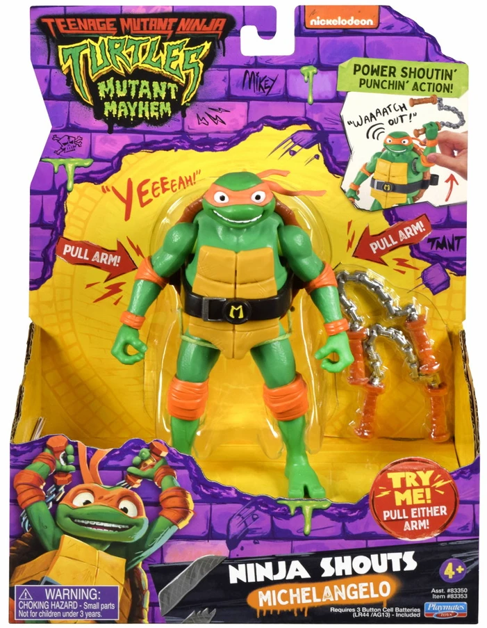 TMNT figūrėlė Ninja Shouts Raphael, 83354