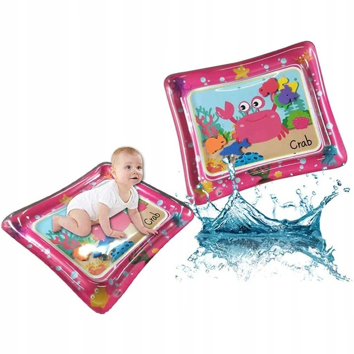 Tobbi-Toys PRIPUKIMAS VANDENS JUTIKLIO KILĖLIS KŪDIKIAMS XXL 66 x 50cm ROŽINĖS