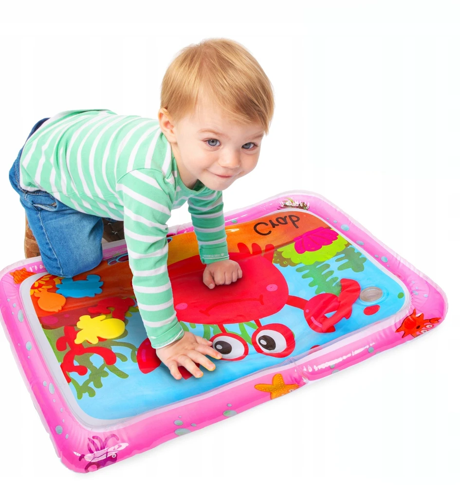Tobbi-Toys PRIPUKIMAS VANDENS JUTIKLIO KILĖLIS KŪDIKIAMS XXL 66 x 50cm ROŽINĖS