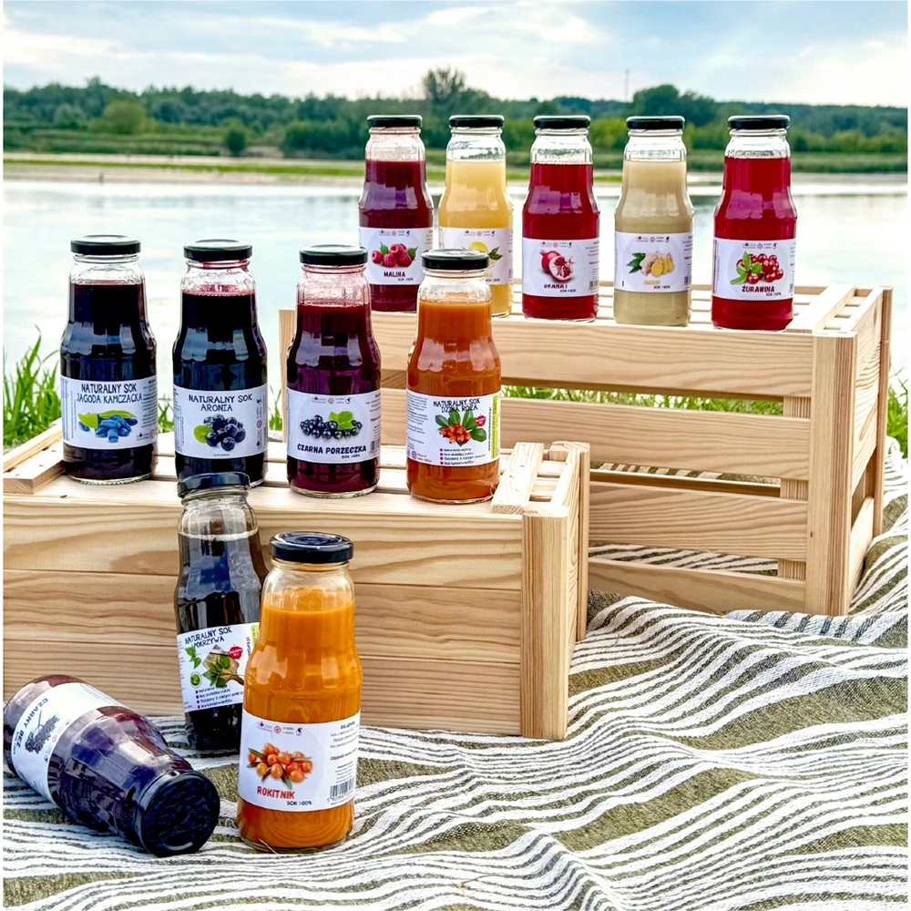 Tocznia Szymanowice 100% natūralios juodųjų serbentų sultys, spaustos, 300ml