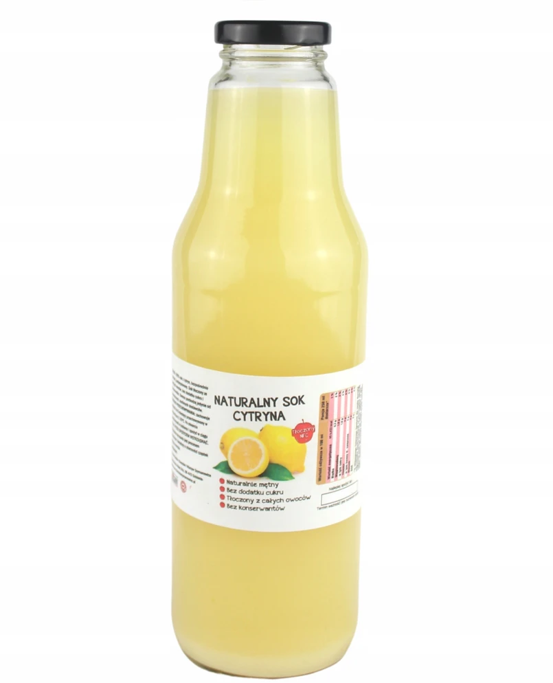 Tocznia Szymanowice CITRINŲ SULTYS 100% Natūralus PRESSED NFC stiklinis buteliukas 700ml