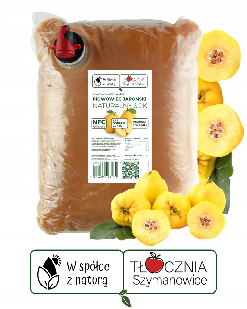 Tłocznia Szymanowice SPAUSTOS SVARINIŲ SULTYS 100% NFC 3L VAIKAMS