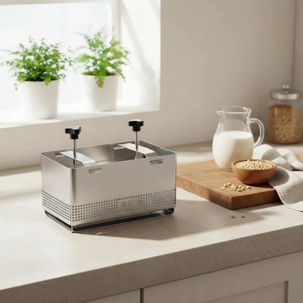 Tofu presas Lengvai valomas Nerūdijantis plienas Tofu presas, atsparus rūdims, didelis