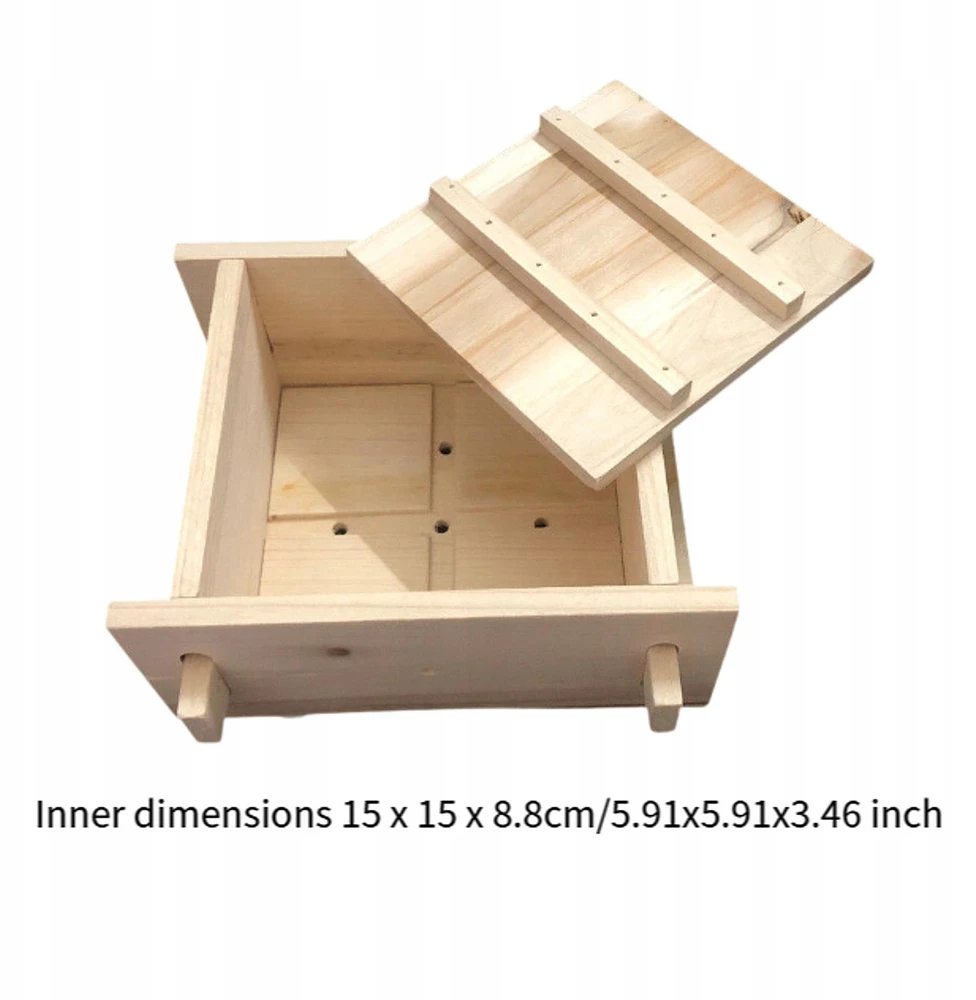 „Tofu Press“ „pasidaryk pats“ namų virtuvės įtaisas, skirtas namams, 15 cm x 15 cm x 8,8 cm