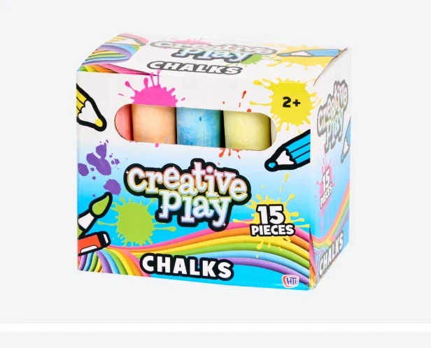 ToiToys Toi-Toys šaligatvio kreida 15 vnt