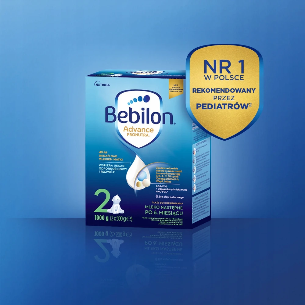 Tolesnis pienas Bebilon 2 Pronutra-Advance 1000 g