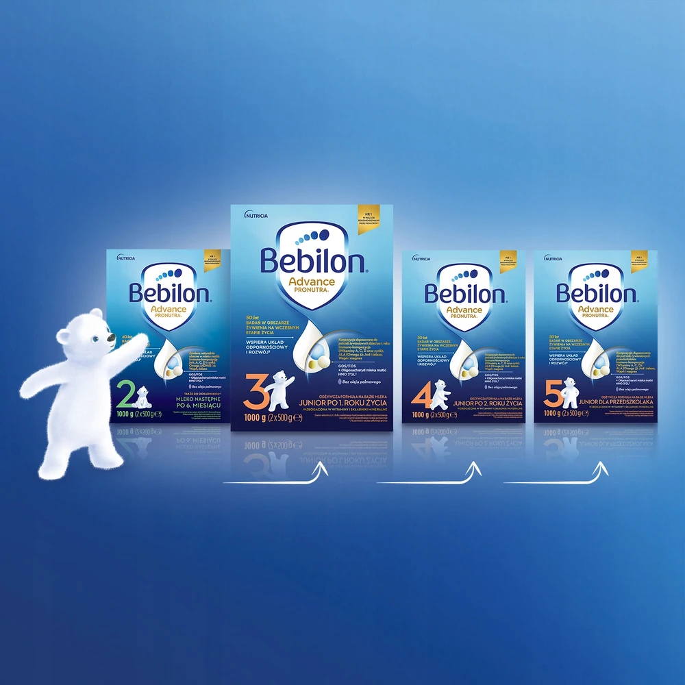 Tolesnis pienas Bebilon 2 Pronutra-Advance 1000 g