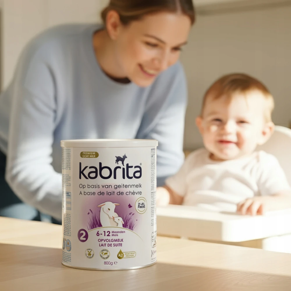 Tolesnis pienas su HMO ožkos pieno pagrindu, 6-12m, 800g Kabrita 2