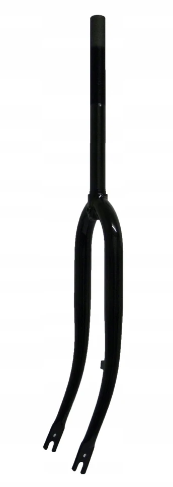TOM fiksuota priekinė šakė - 28 colių - juoda - plienas - būgninis stabdis - 1090g