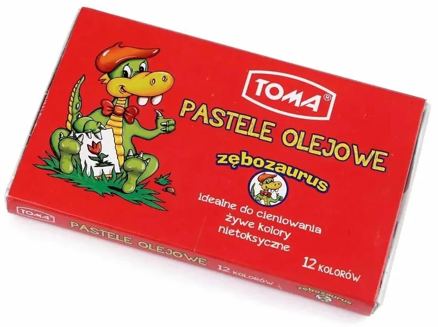 Toma alyviniai pieštukai, 12 spalvų, de luxe