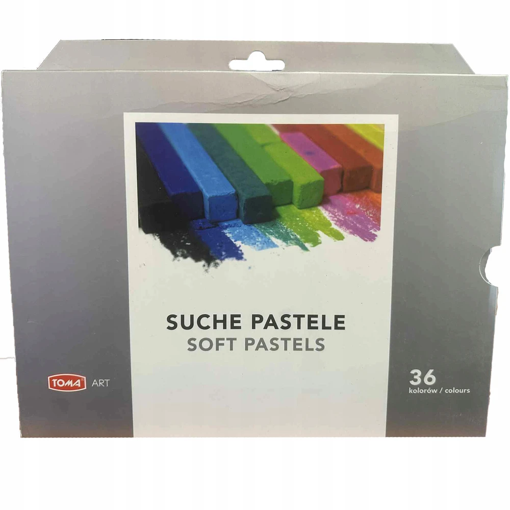Toma sausieji pasteliai, 36 spalvos