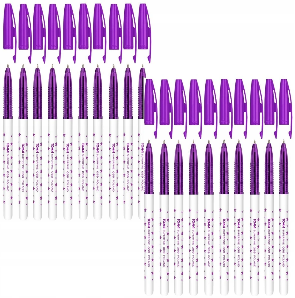 Toma Superfine To-059 rašiklis, violetinis, 0.5mm
