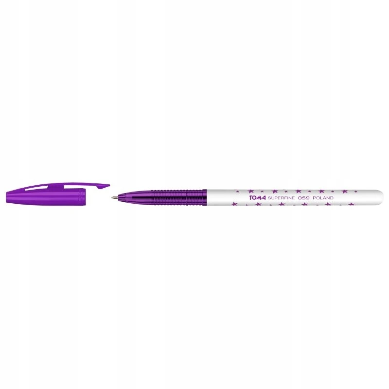Toma Superfine To-059 rašiklis, violetinis, 0.5mm