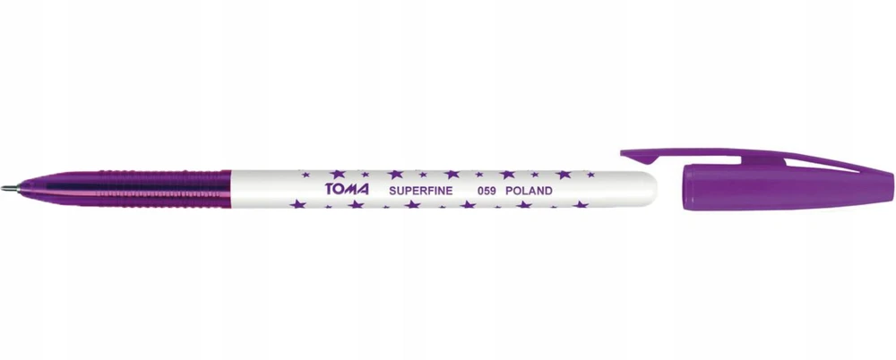 Toma Superfine To-059 rašiklis, violetinis, 0.5mm