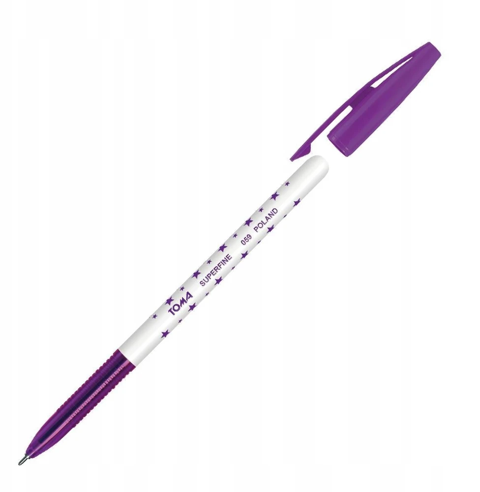 Toma Superfine To-059 rašiklis, violetinis, 0.5mm