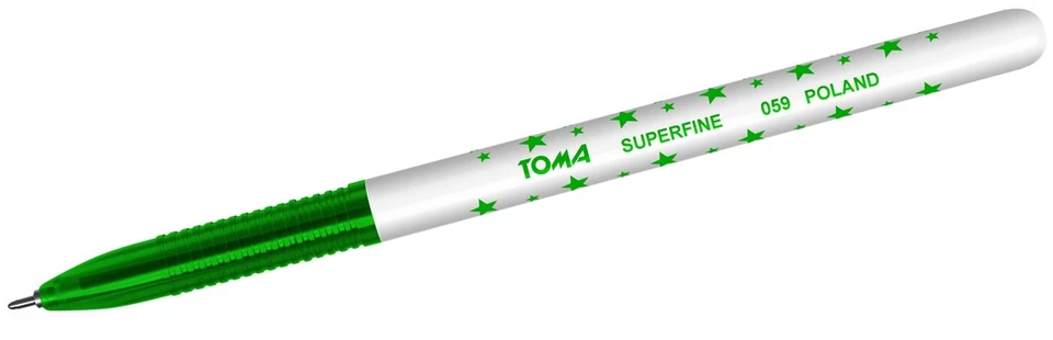 Toma "žvaigždutės" Superfine rašiklis, žalias