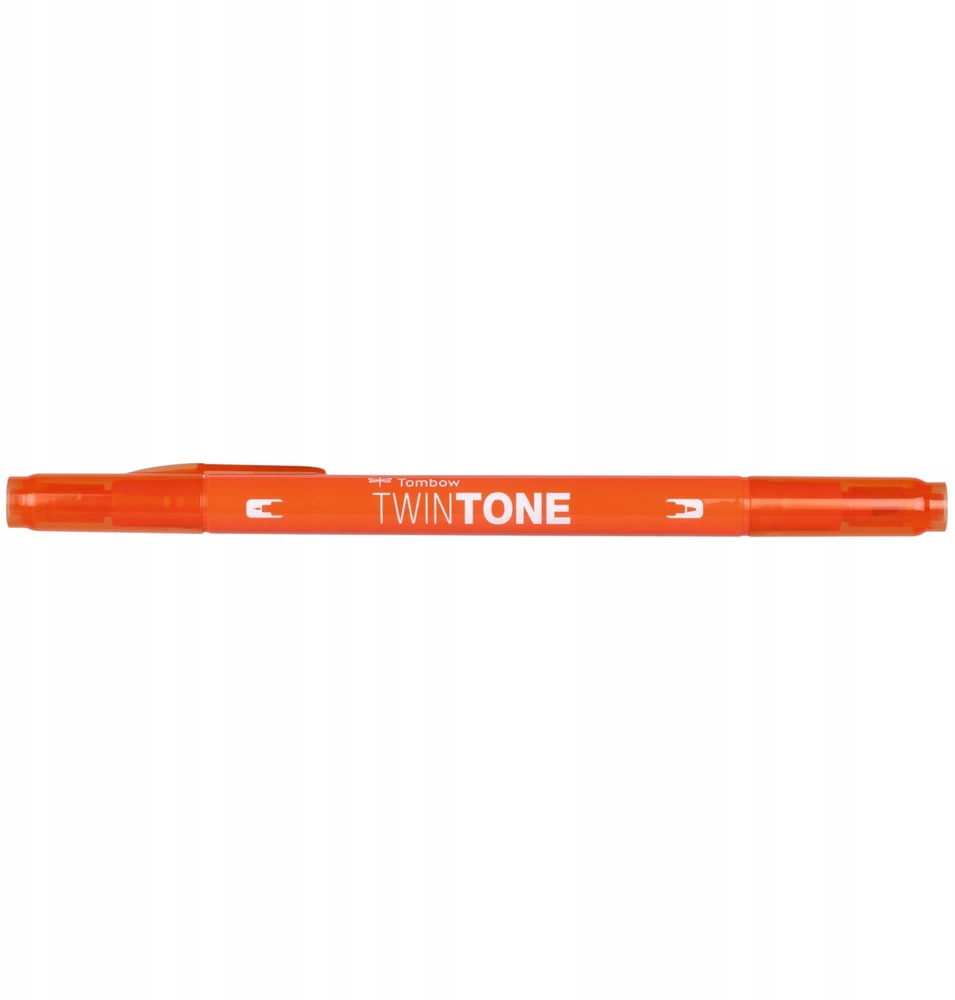 Tombow Twintone dvipusis markeris, oranžinis
