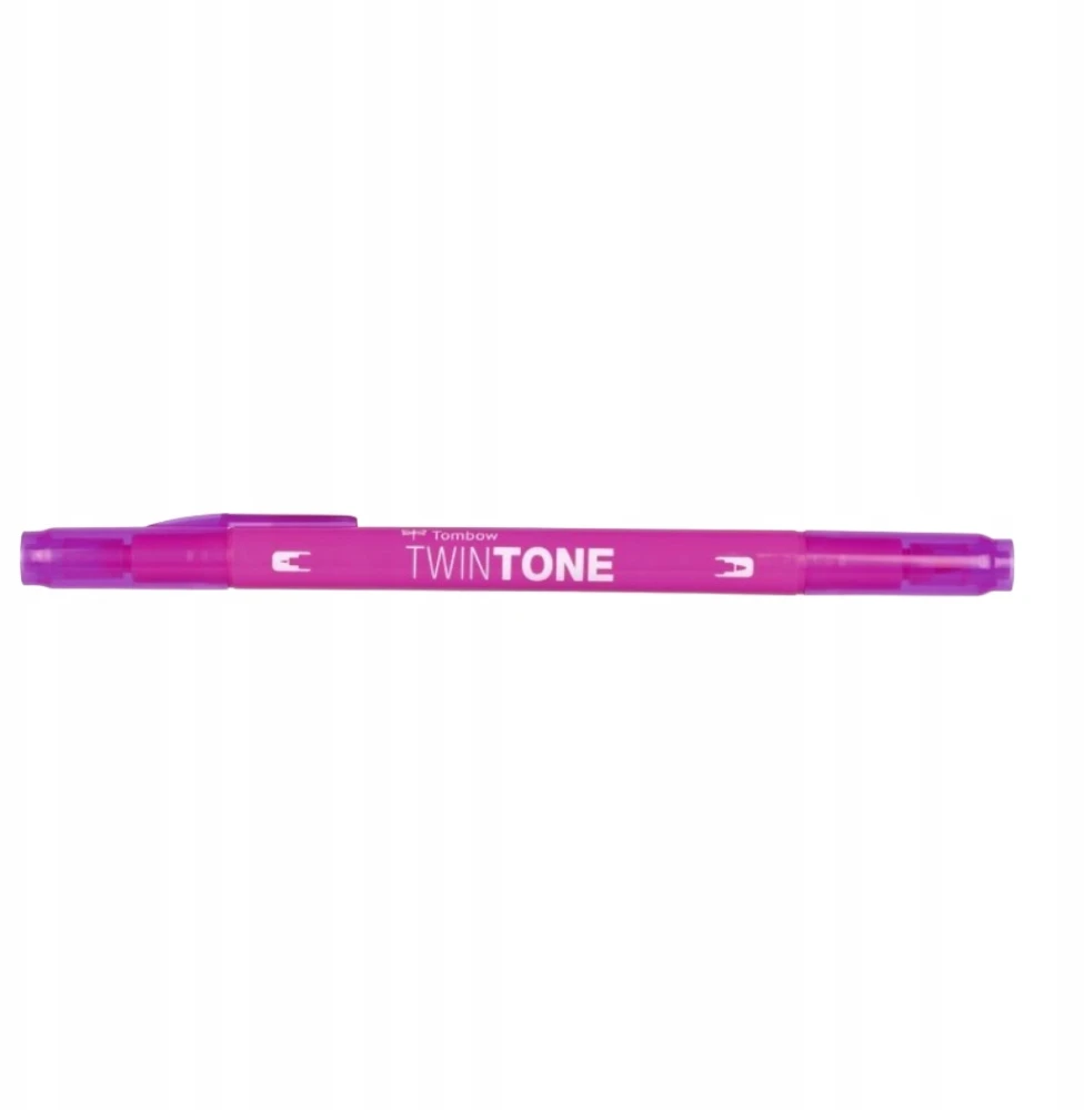 Tombow Twintone dvipusis žymeklis - fuksijos rožinė