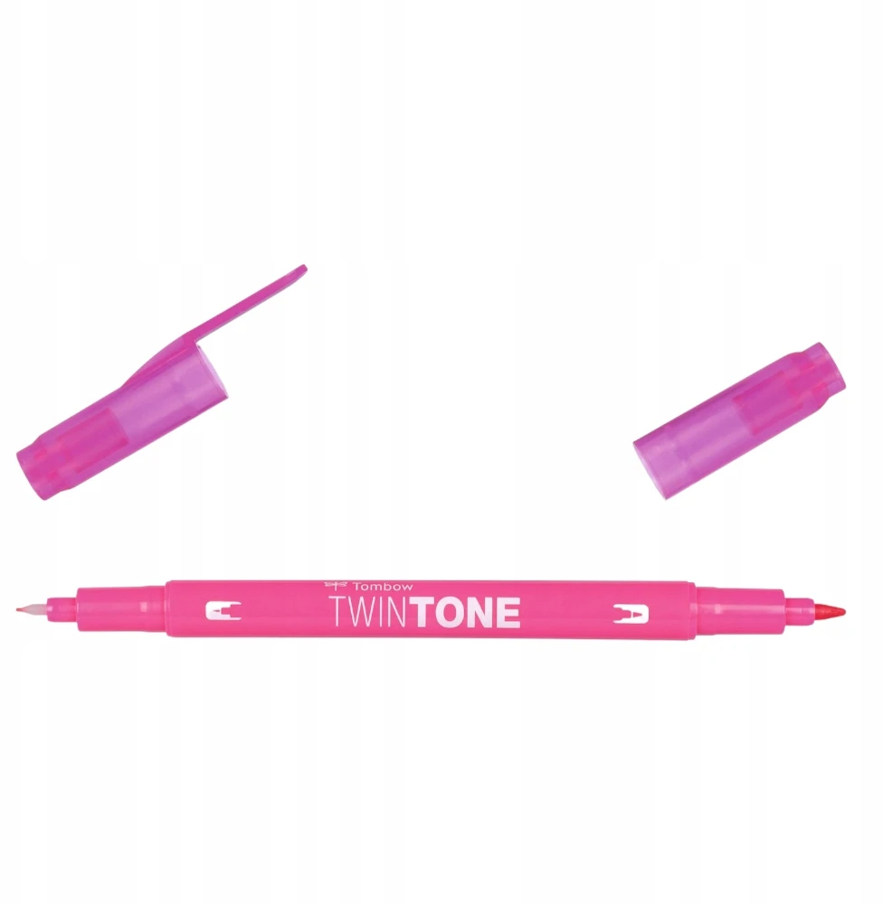 Tombow Twintone marker, plunksvos spalvos, 0.3/0.8mm