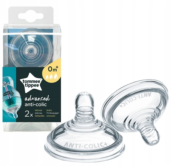 TOMMEE TIPPEE žindukai kintamos srovės ANTI-COLIC, 2 vnt., 42458701