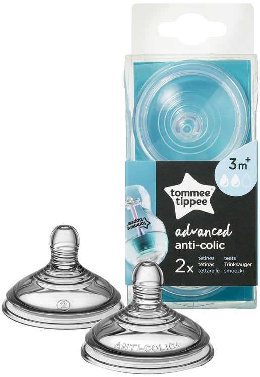 TOMMEE TIPPEE žindukai vidutinės srovės ANTI-COLIC, 2 vnt., 42112853