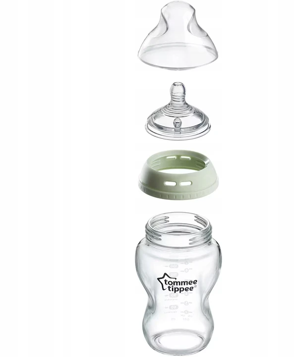 TOMMEE TIPPEE Natural Start stiklinis buteliukas, su sterilizavimo funkcija 250 ml, 0 mėn+, 42243891