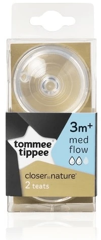 TOMMEE TIPPEE Natural Start žindukas vidutinės srovės EASI-VENT, su sterilizavimo funkcija 2vnt., 42112253
