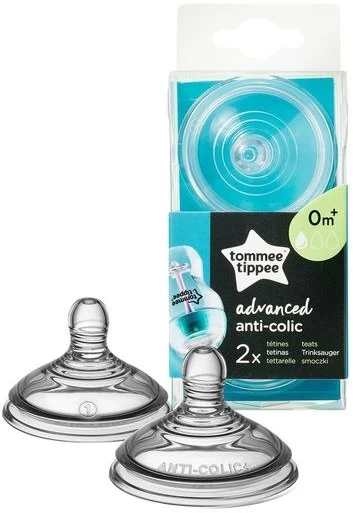 Tommee Tippee Tommee Tipee silikoninis čiulptukas 0 m + 2 vnt.