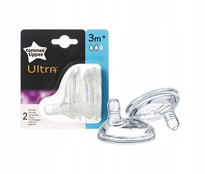 TOMMEE TIPPEE žindukai Ultra vidutinės srovės 2 vnt, 42401068