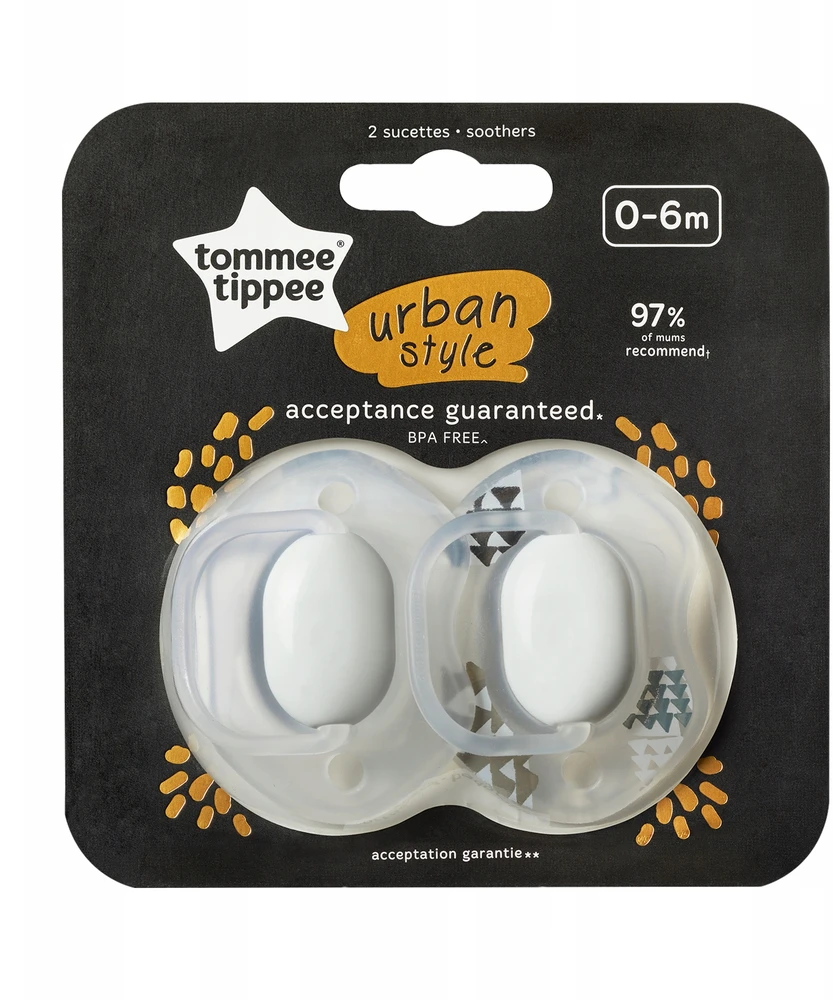 Tommee Tippee UrbanStyle čiulptukas 0-6m
