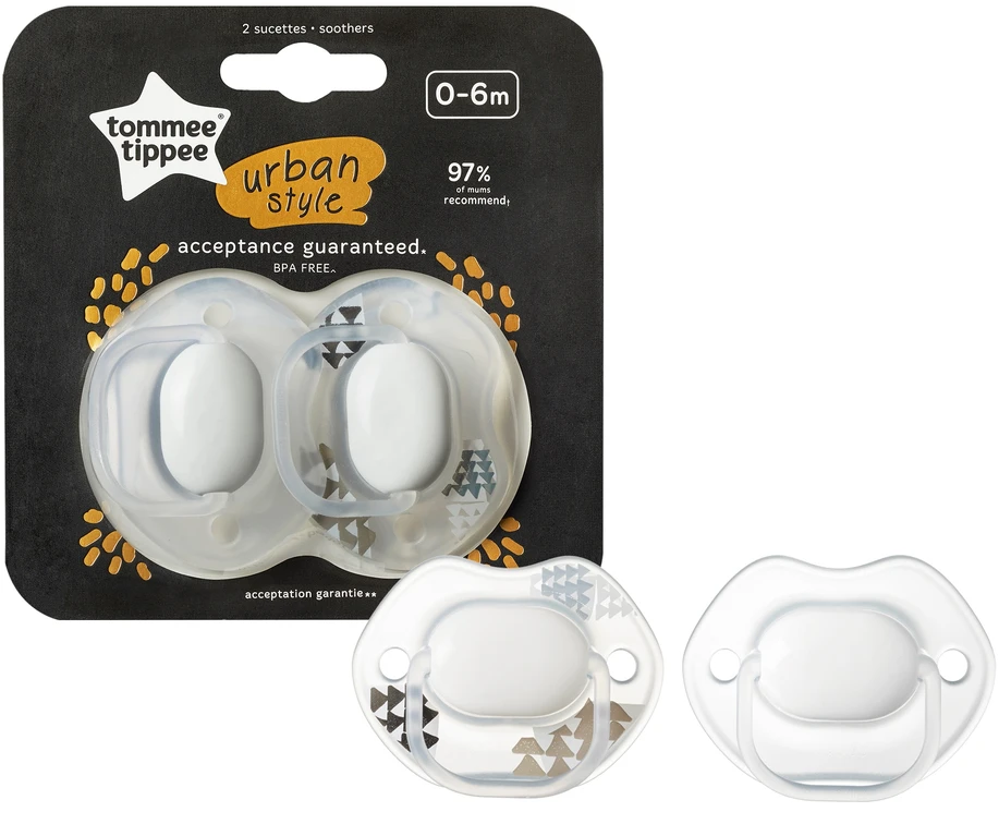 Tommee Tippee UrbanStyle čiulptukas 0-6m