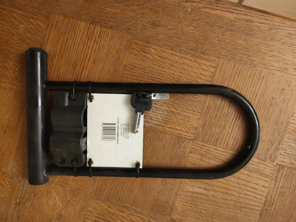 Tonyon Ty-302 U-lock dviračio spyna su rėmo laikikliu