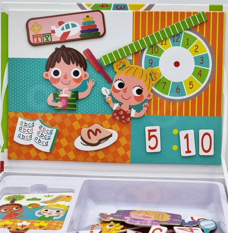 Tooky Toys Tooky Toy Medinis Puzzlių Komplektas su Magnetine Dėžute