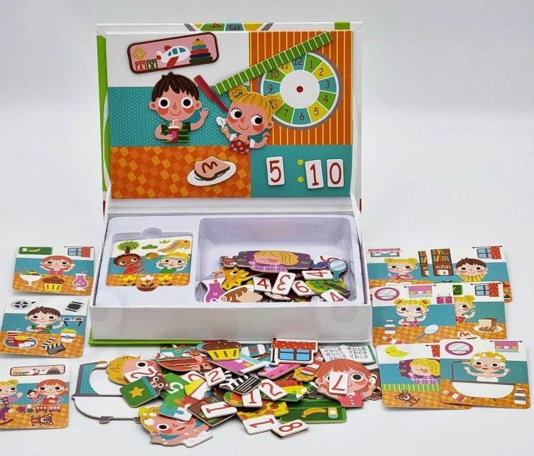 Tooky Toys Tooky Toy Medinis Puzzlių Komplektas su Magnetine Dėžute