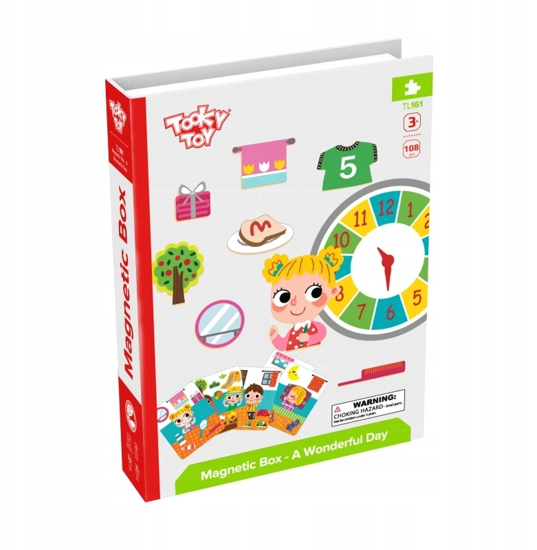 Tooky Toys Tooky Toy Medinis Puzzlių Komplektas su Magnetine Dėžute