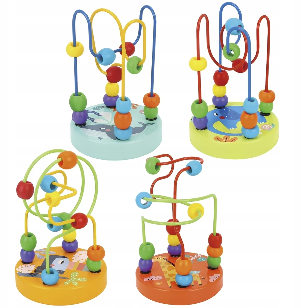 Tooky Toys Tooky Toy Medinės Edukacinės Puslankio Forma Labirintas