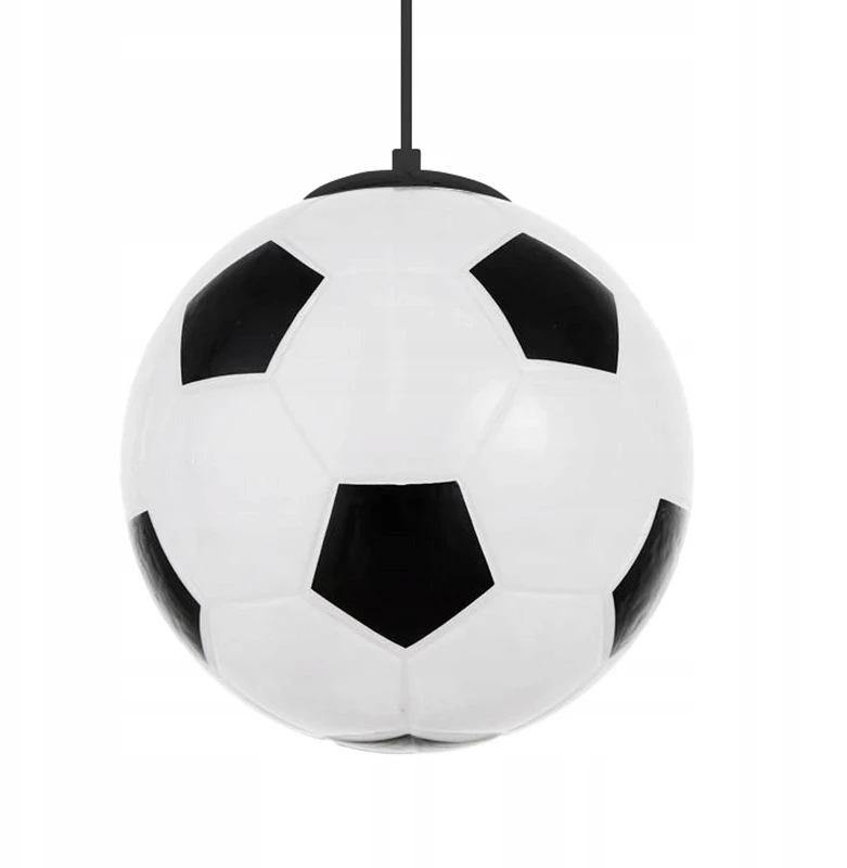 Lubinis šviestuvas Toolight LAMPA SUFITOWA WISZĄCA PIŁKA NOŻNA SZKLANA 25cm E27 DO POKOJU DZIECIĘCEGO