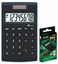 Toor Electronic Toor Tr-252-k stalinis skaičiuotuvas, 8 pozicijų, juodas
