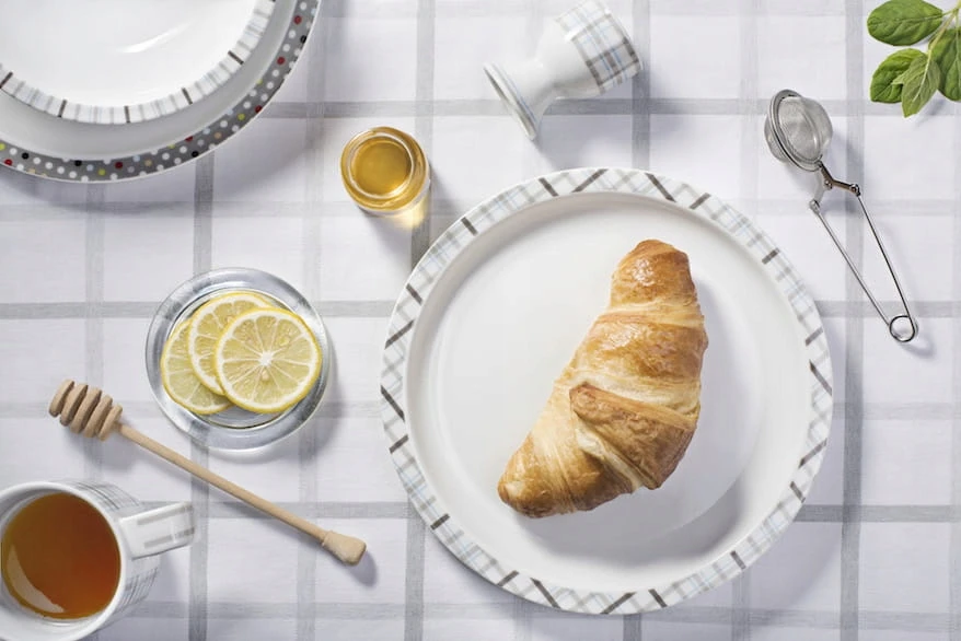 Top Choice Dovana Porcelianinis pusryčių servizas, 4 vnt. Dots pusryčių patiekalai