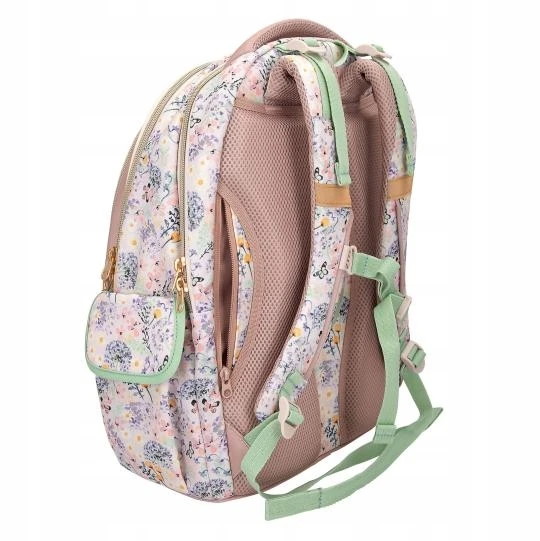 Top Model TOPModel - School Backpack SUMMER FEELING - Pastel Shades with Sage-Colored Details - 44x34x24 cm (413304)