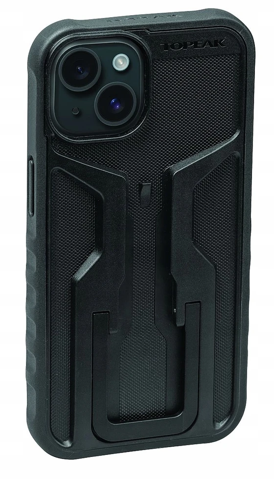 TOPEAK COVER RIDECASE FOR iPHONE 15 Juodas/GRAY