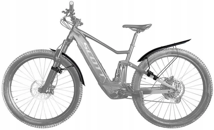 Topeak Tetrafender Dviračių Purvasaugų Komplektas 26-29"