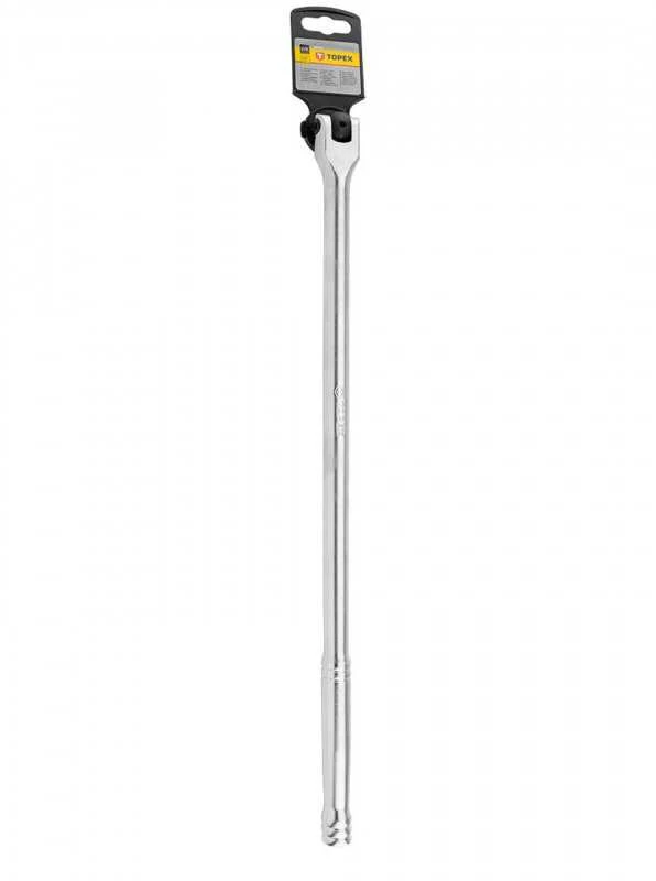TOPEX 1/2" Lankstoma Rankena su Vyriu, 450 mm