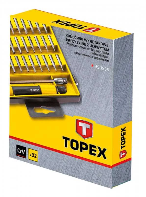 Antgalių rinkinys Topex, 32 vnt