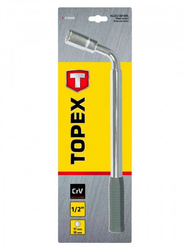 TOPEX Teleskopinis Ratų Veržliaraktis 17/19 mm
