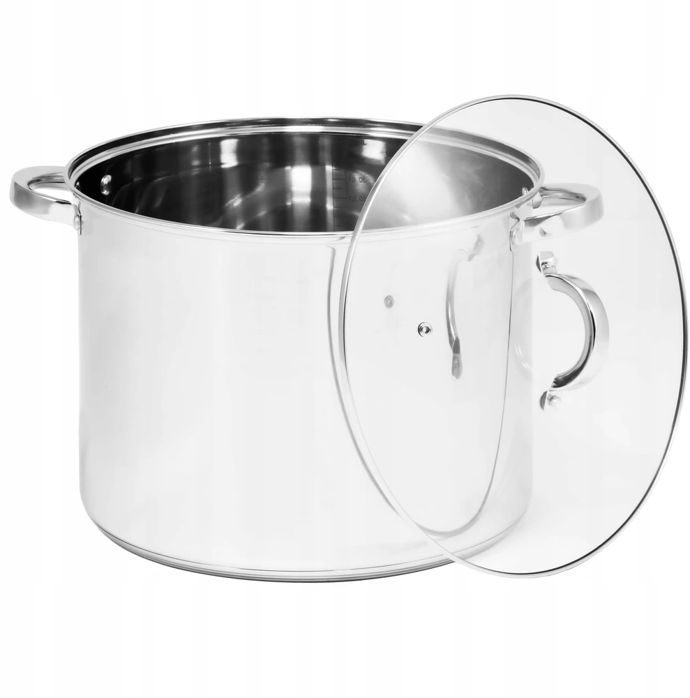Topfann 10L AUKŠTAS DIDELIS INDUKCINĖMS DUJINĖS PUODAS 10L 26cm