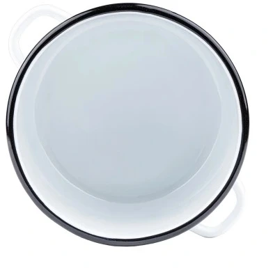 Topfann Emaliuotas puodas 2l baltas 16cm, visoms viryklėms
